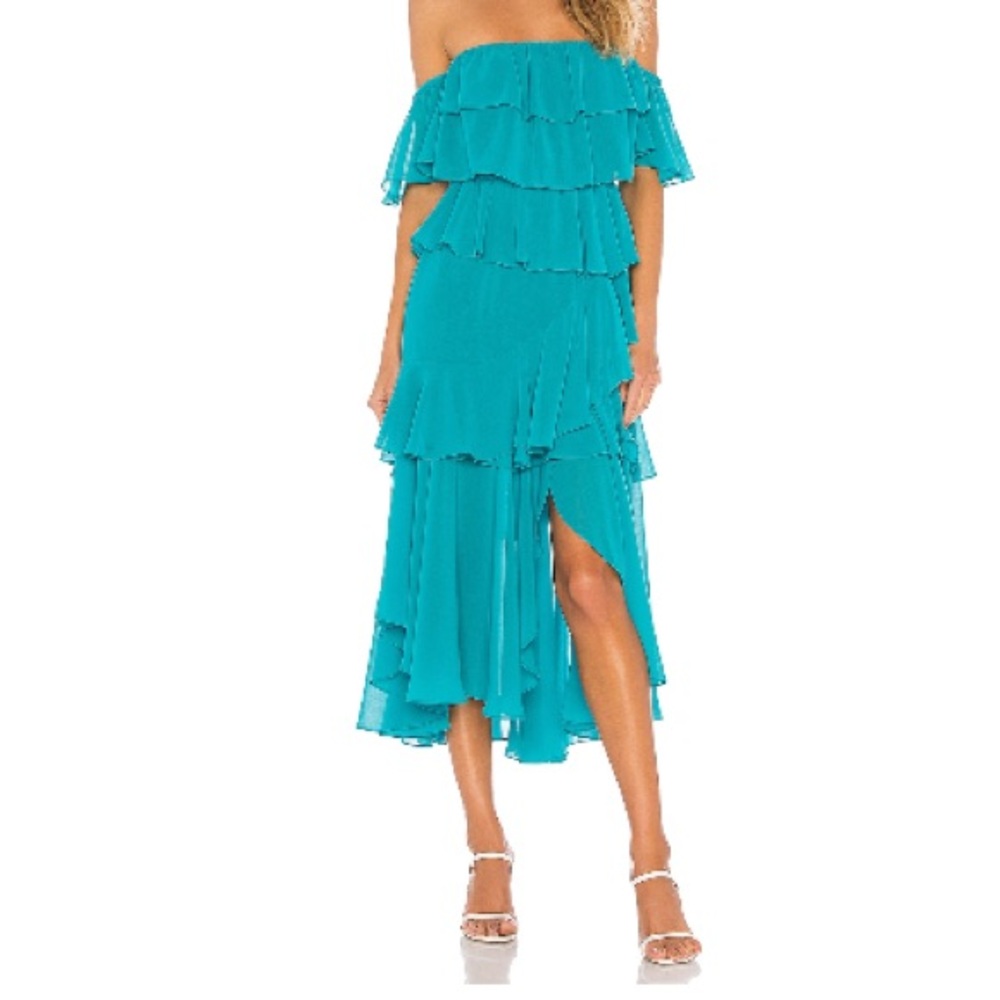 MISA - Dalila dress - Turquoise